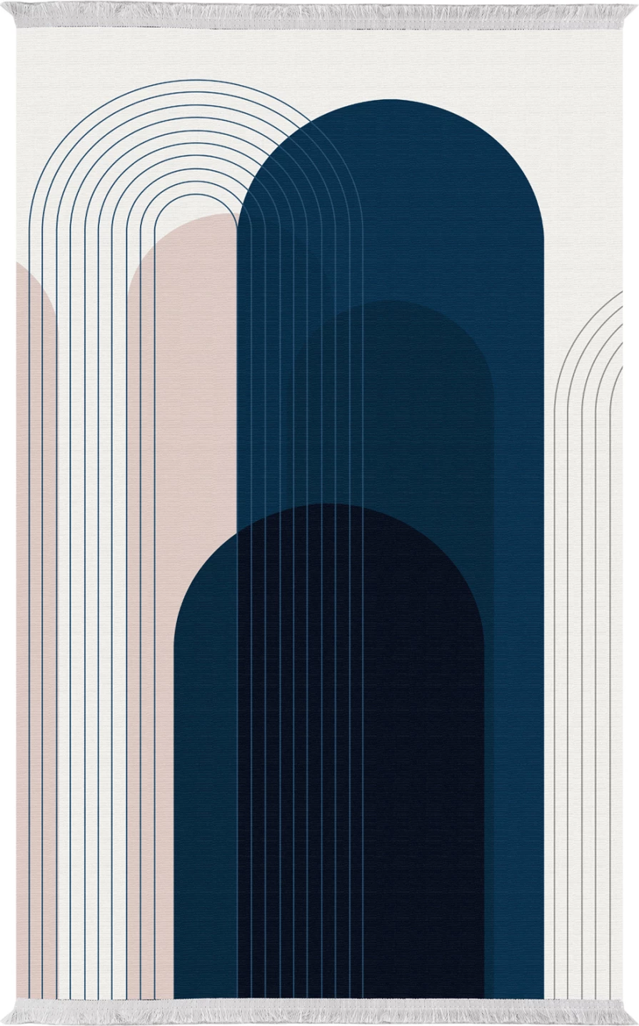 Preproga za dnevno sobo z resicami JOSIANE FH7677.49 večbarvna 120X170