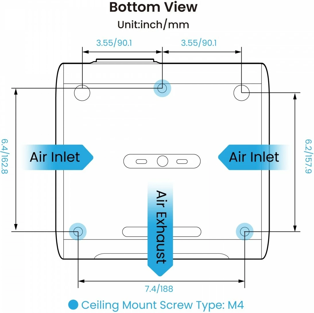 4K LED projektor, BenQ GP520, 2600 ANSI lumnov, HDMI, črn