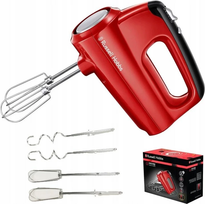 Rokni mešalnik Russel Hobbs 24670-56, 350 W, rdeč