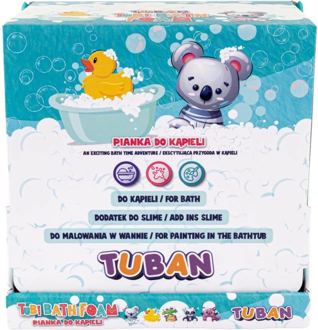 Set kopalne pene TUBAN Tubi Bath Foam, 200 ml, 15 kos, mešanih barv