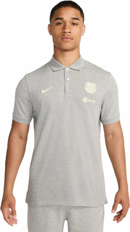 Polo majica FC Barcelona, Nike, moška, siva