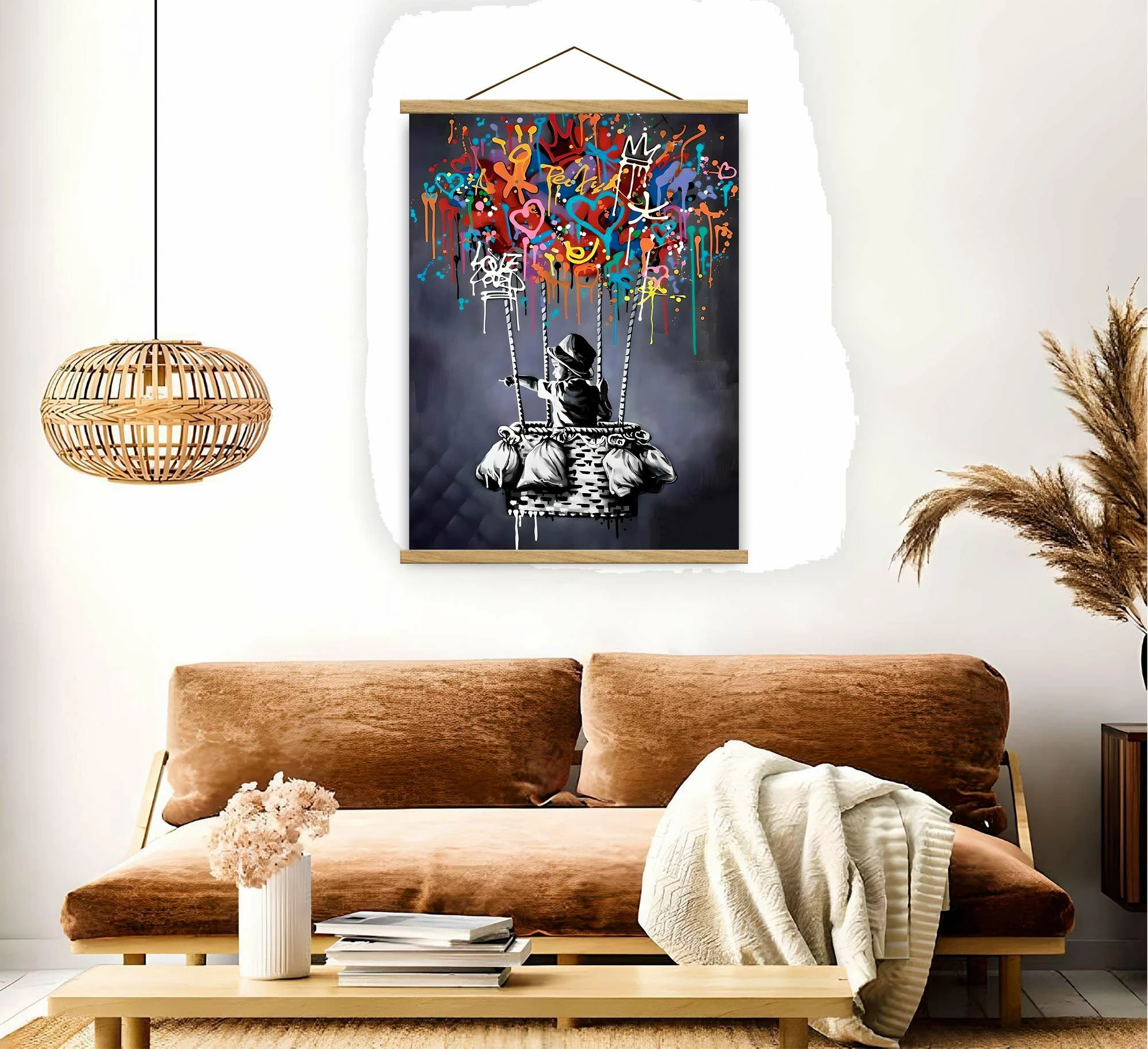 Dekorativna slika s okvirjem, večbarvna, MRG60, 50x70 cm