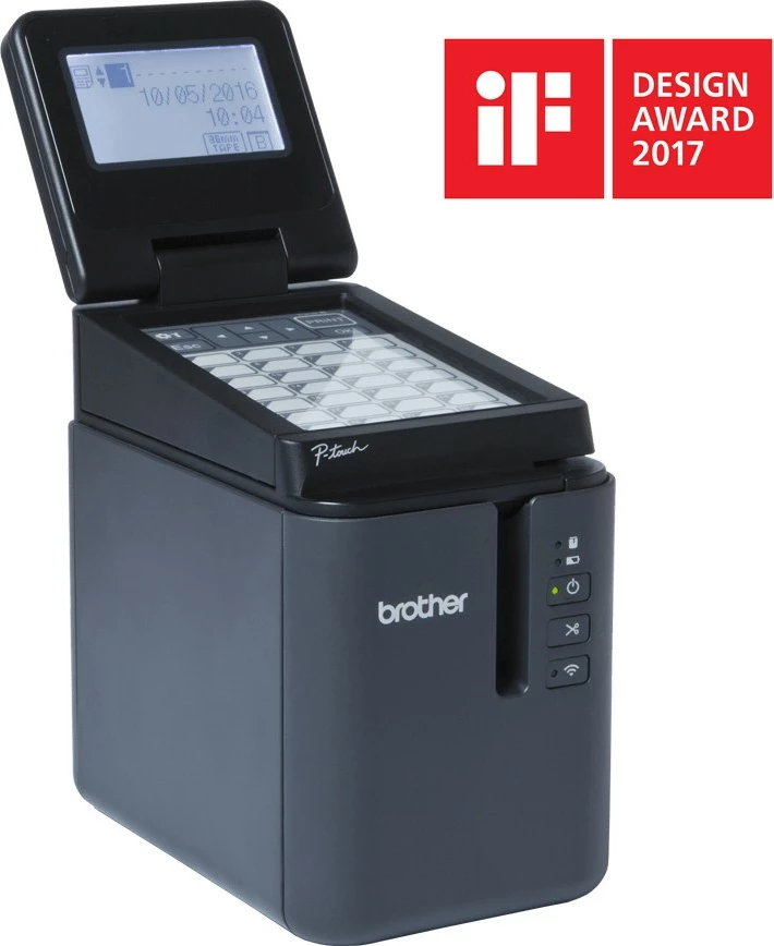 Napreden tiskalnik etiket Brother PT-P950NW, Wi-Fi, USB, 360x360 DPI, črn