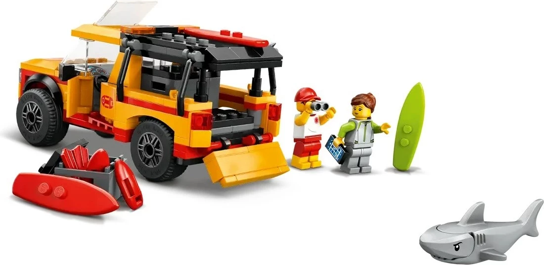 Kamion za reševanje na plaži LEGO City 60453, 2 minifigi