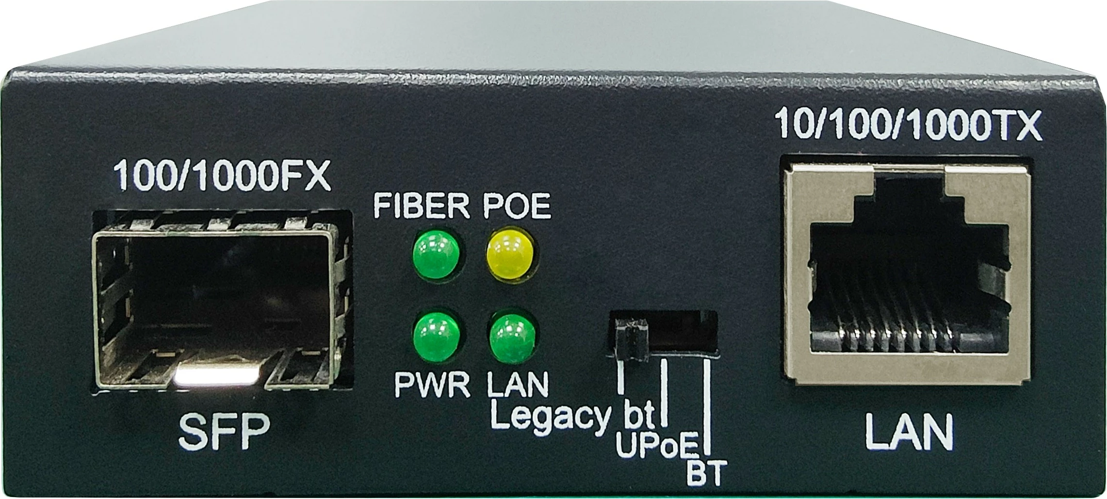 Konverter omrežja, RJ45 v SFP Level One GVT-2016, 10/100/1000T, 90W, črn