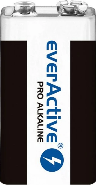 Alkalijska baterija everActive Pro 6LR61, 9 V