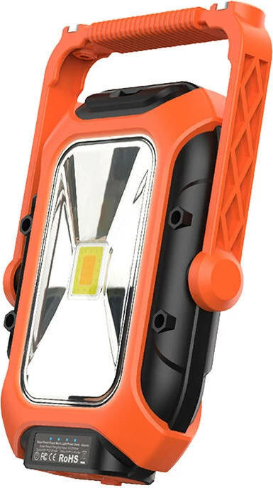 Delovna svetilka z zbiralnikom sončne energije Superfire GM05, 5200 mAh, 500 lm, oranžna