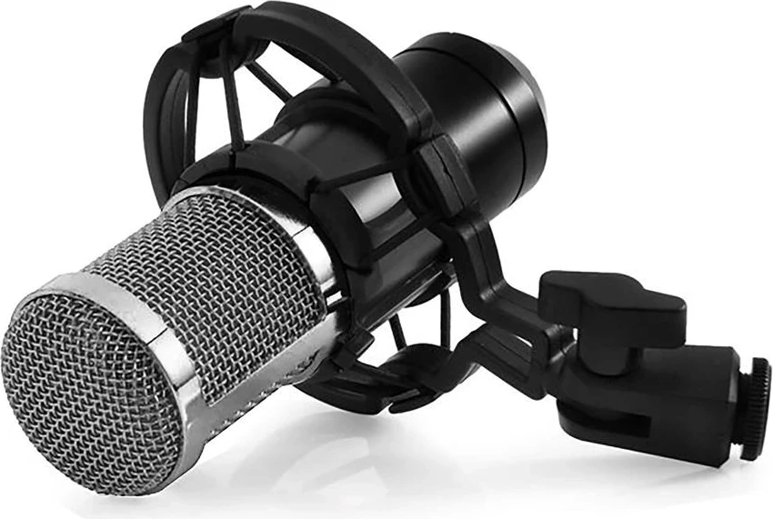 Mikrofon za studio in pretakanje Media tech MT397S, črn