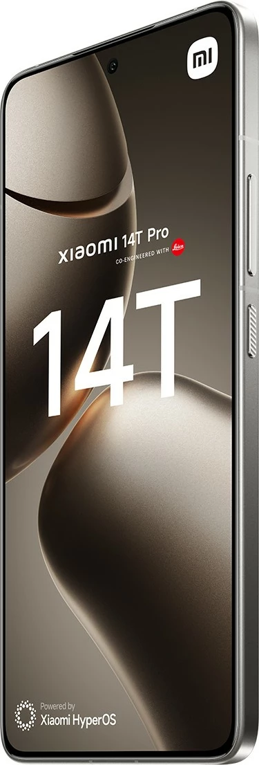 Pametni telefon 6,67", 12+512 GB, 5G, dvojna SIM, titan sivi Xiaomi 14T Pro