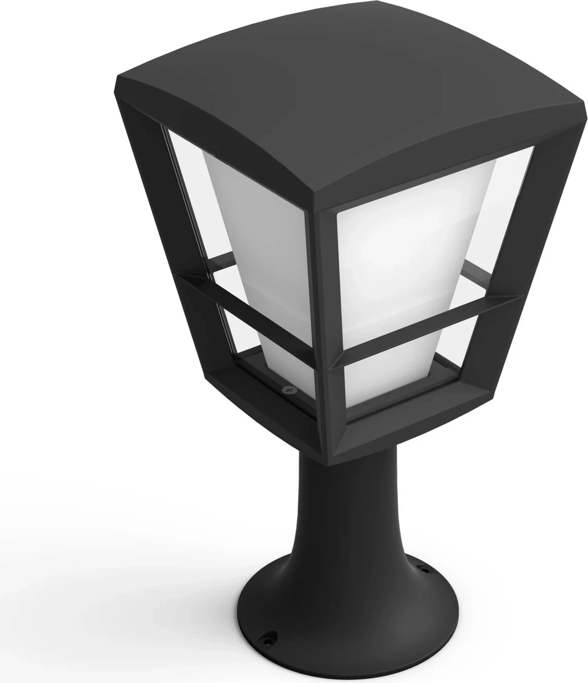 Zunanja stoječa LED luč White and Colour Ambience Econic, Philips Hue, Smart, črna