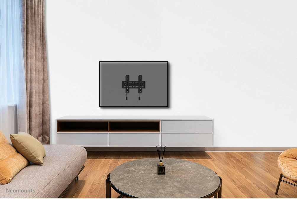 Stenski nosilec za TV, Newstar WL30S-850BL12, fiksni, 24–65 inch, jeklo, črn