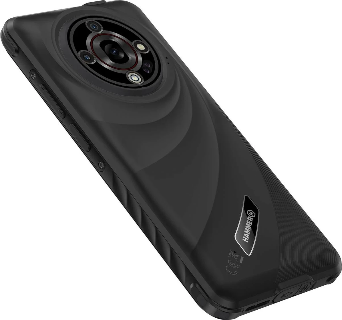 Robusten pametni telefon myPhone Hammer Iron 6 5G, 8/256GB, črn