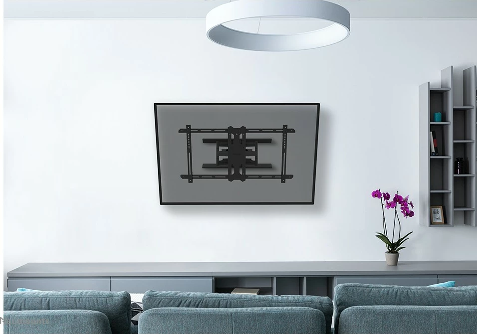 Stenski nosilec za TV 43"–86", Neomounts Newstar, črn