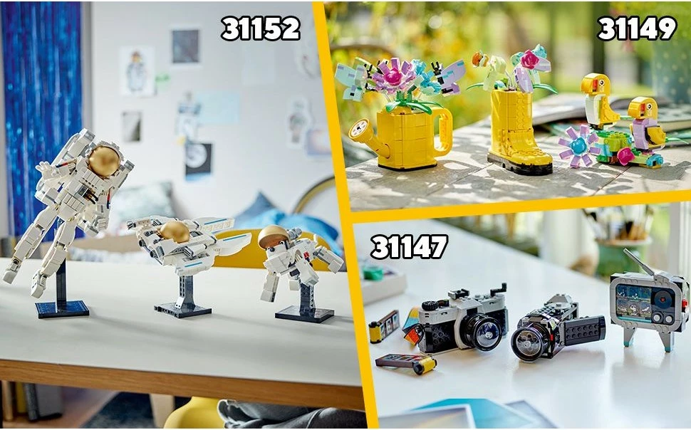 Set za gradnjo LEGO Creator 3in1, 31149, 420 kosov, večbarven