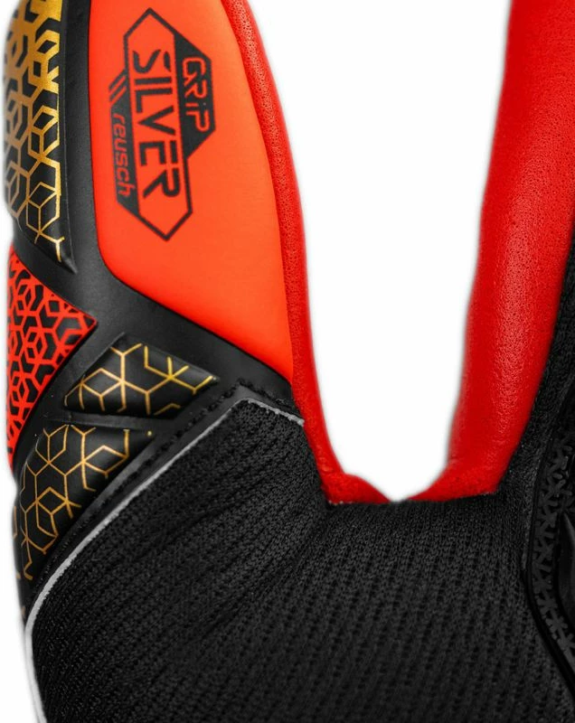 Dobre, zaščitne rokavice za vratarja Reusch, moške, črno-rdeče