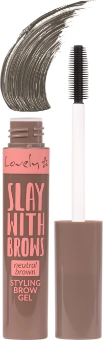 Gel za obrvi Lovely Slay with Brows Styling Brow Gel 01, za ženske, 3,1 g