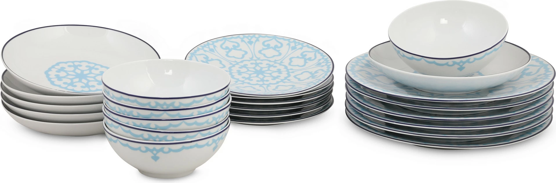 Set jedilnega posoda, 24-delni, Hermia Concept ZG24Y2430596614