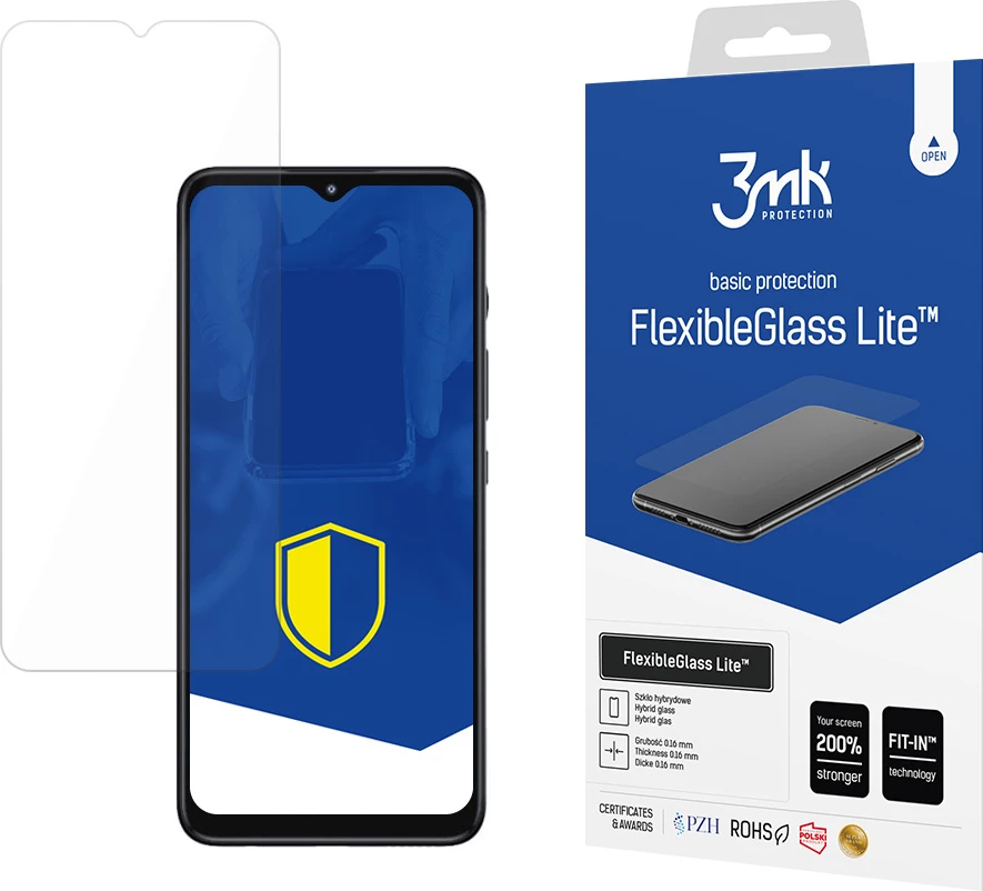Hibridno zaščitno steklo FlexibleGlass Lite za Motorola Moto G50 5G, 3mk Protection, ultra tanko 0,16 mm
