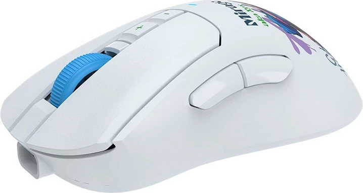 Gaming miška, brezžična, RGB, bela A4Tech Bloody R73 ULTRA DUO Nyx Mirage