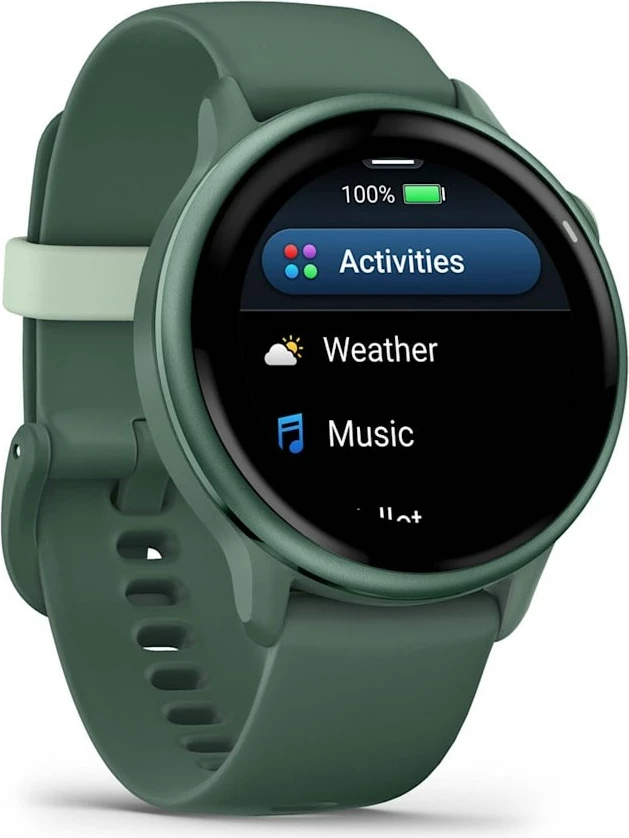 Športna ura Garmin vívoactive 6, 42 mm, AMOLED, GPS, zelena