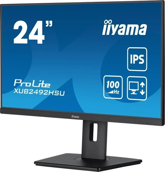 Monitor 23,8" iiyama XUB2492HSU-B6, črn