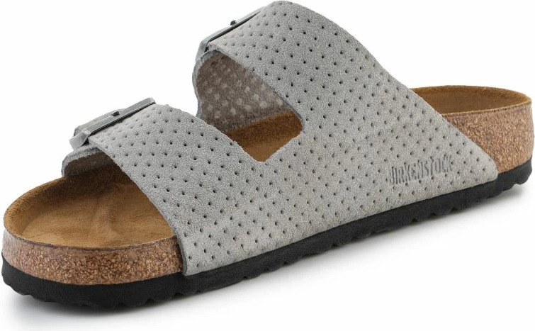 Flip-flopi Birkenstock za ženske, sivo/srebrni