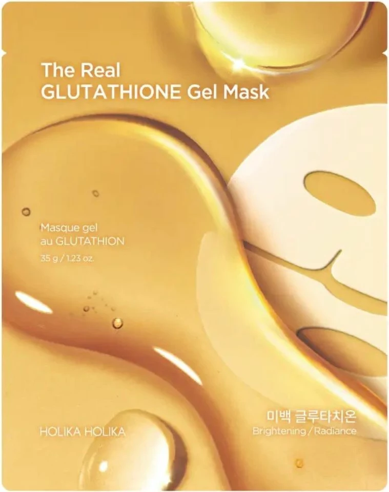Nočna hidrogelna maska za ženske Holika Holika The Real Glutathione Gel Mask, 35 g