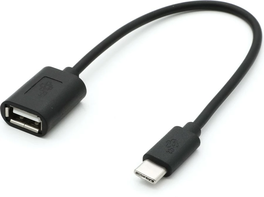 OTG kabel USB Type-C, 15 cm, črn, TB