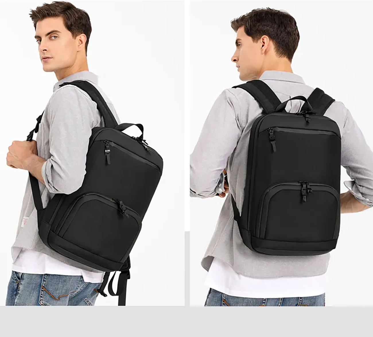 Nahrbtnik za prenosnik, Wozinsky Premium, 15,6" , poliester, črn