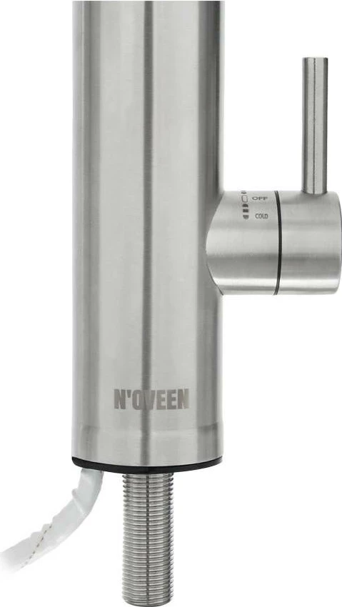 Električna pipa za vodo N'OVEEN IWH960, LED zaslon, inox, IPX4, srebrna