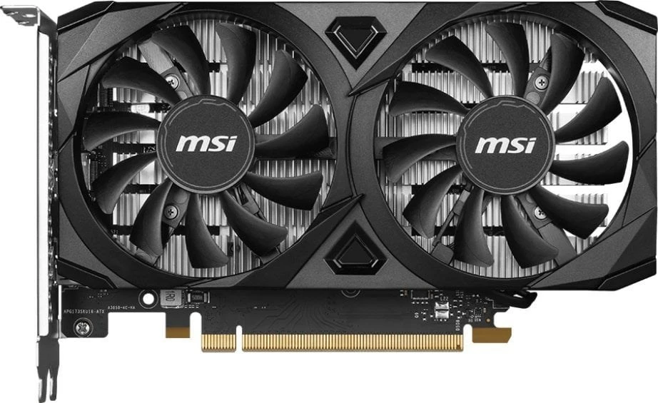 Grafična kartica GeForce RTX 3050 VENTUS 2X E 6G OC, MSI, črna
