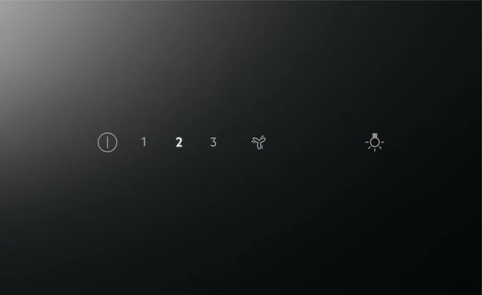 Kuhinjska napa 60 cm, Hob2Hood, črna Electrolux LFV626K