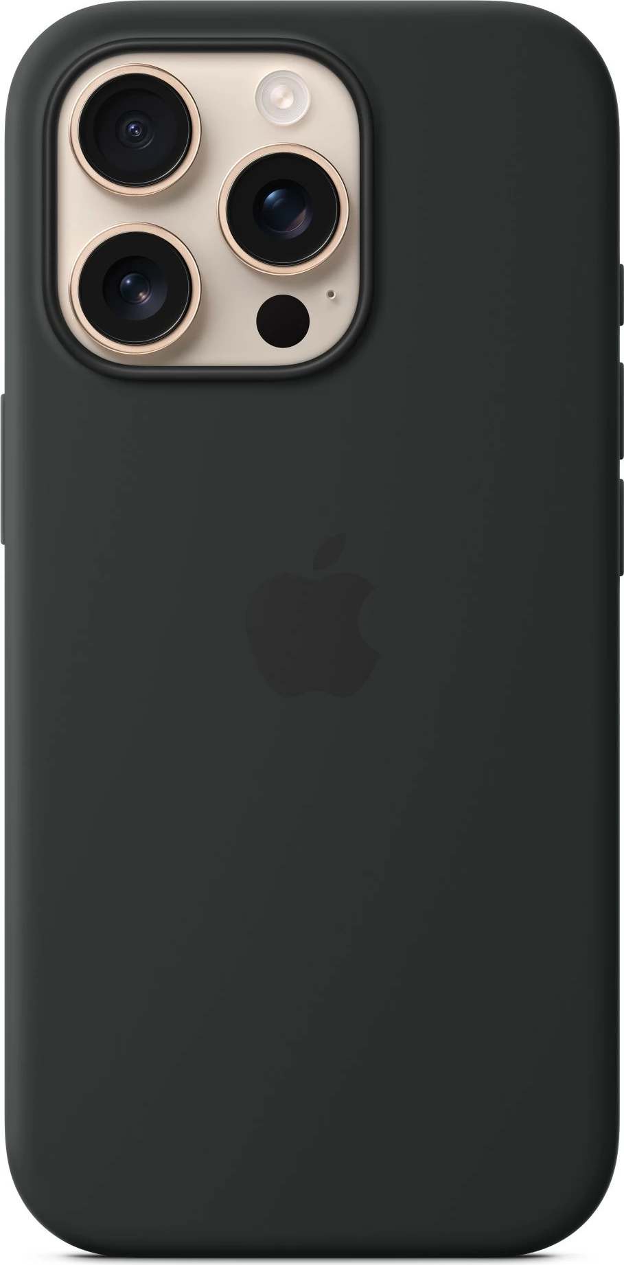 Silikonska zaščita z MagSafe za Apple iPhone 16 Pro, črna