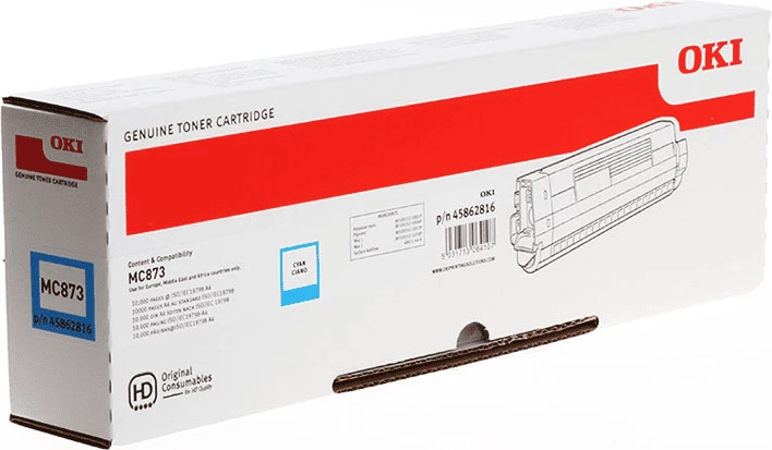 Toner kartuša OKI 45862816, 10.000 strani, cyan