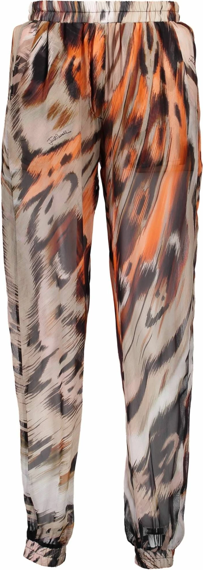 Hlače ženske JUST CAVALLI, oranžne