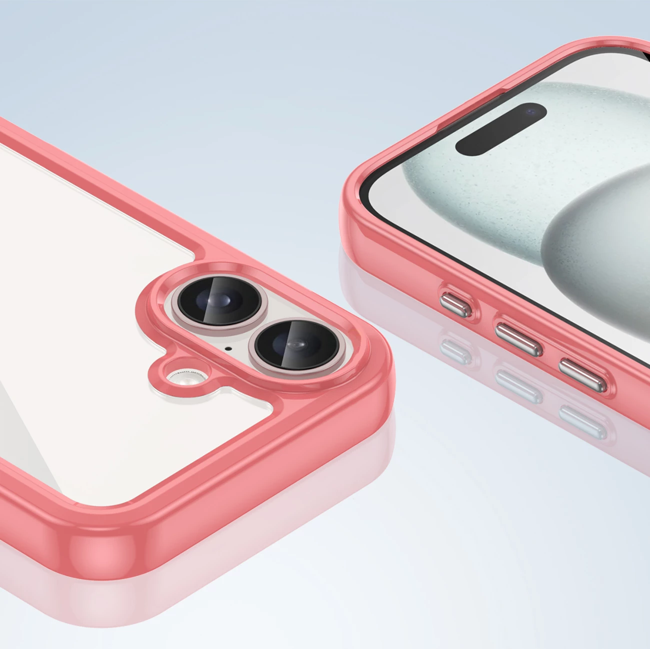Ovitek za telefon Hurtel Outer Space za iPhone 16 Plus, rdeč