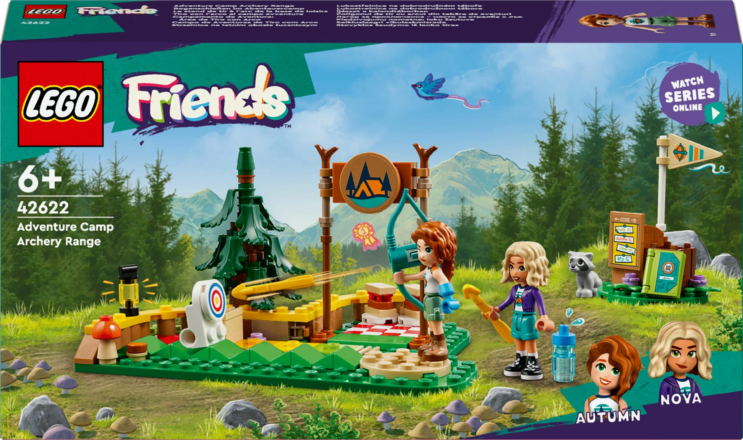 Set za gradnjo avanturistični kamp LEGO Friends 42622, večbarven