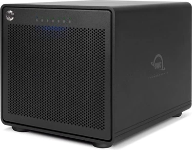 RAID ohišje ThunderBay 8 z 8xSSD/HDD in 2xThunderbolt 3, OWC, črno
