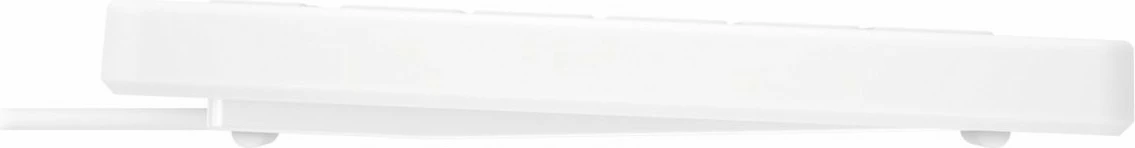 Ergonomska medicinska tipkovnica Cherry AK-C8112, polna velikost, žična, USB, škarjaste tipke, QWERTZ, bela