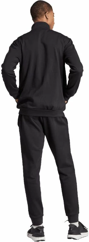 Trenerka adidas Basic 3-Stripes Fleece, črna