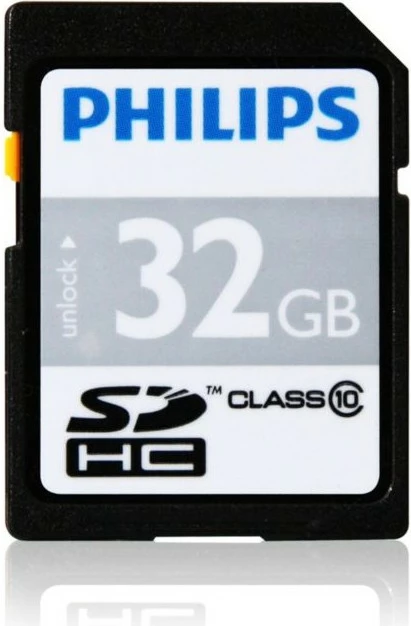Kartica za pomnilnik 32 GB SDHC Class 10 UHS-I, Philips FM32SD45B/10, večbarvna