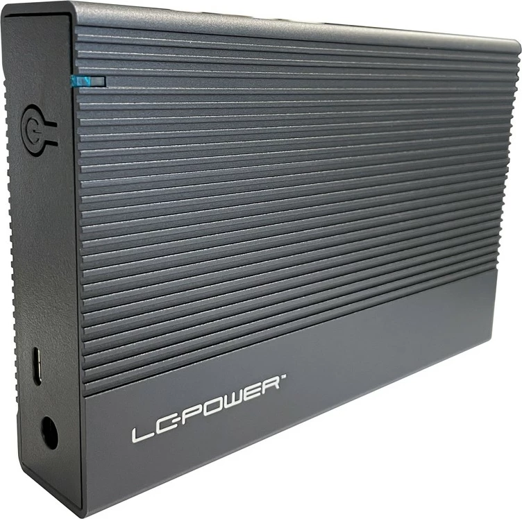 Zunanji ohišje za 2,5" HDD/SSD LC-Power LC-25U3-C, USB Type-C, črn