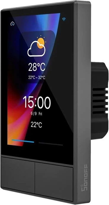Pametni panel Sonoff NSPanel-US, WiFi, 120 mm, črn