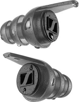 Zaščitne čepke za ušesa z zamenljivimi akustičnimi filtri, Sennheiser SoundProtex, 3 filtri, siva, s škatlo