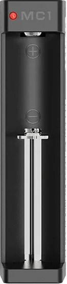 Polnilec baterij XTAR MC1C, 1 mesto, Li-Ion, USB-C, črn