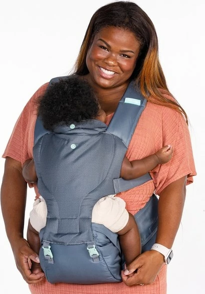 Večfunkcijski nosilec za dojenčke 5-v-1 s sedežem na boku, B-kids, 150300012, 0m+ 5,5–20,4 kg, siv