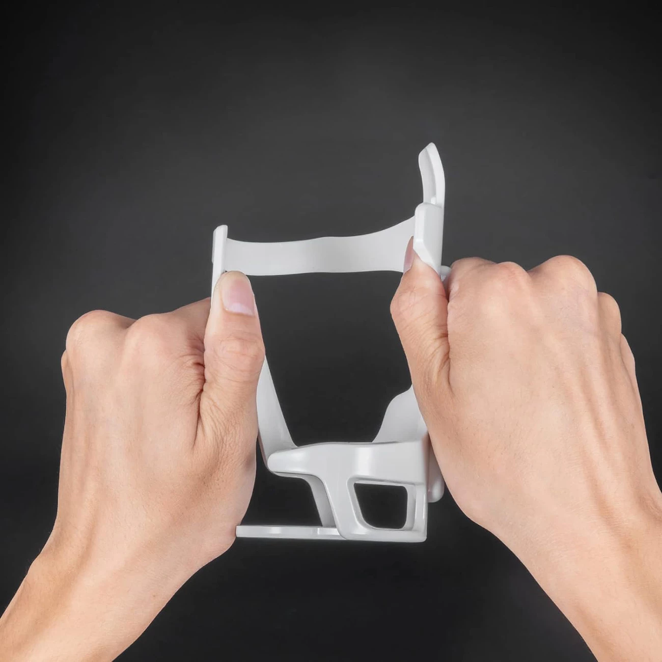 Držalo za steklenico za kolo Rockbros 31210012002, polikarbonat, belo