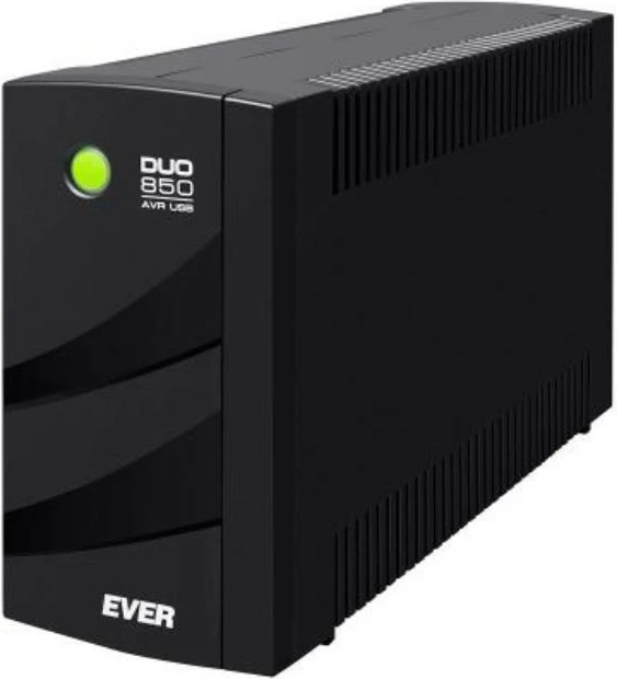 UPS 850 VA, 550 W, stolp, črn EVER DUO 850 PL AVR USB