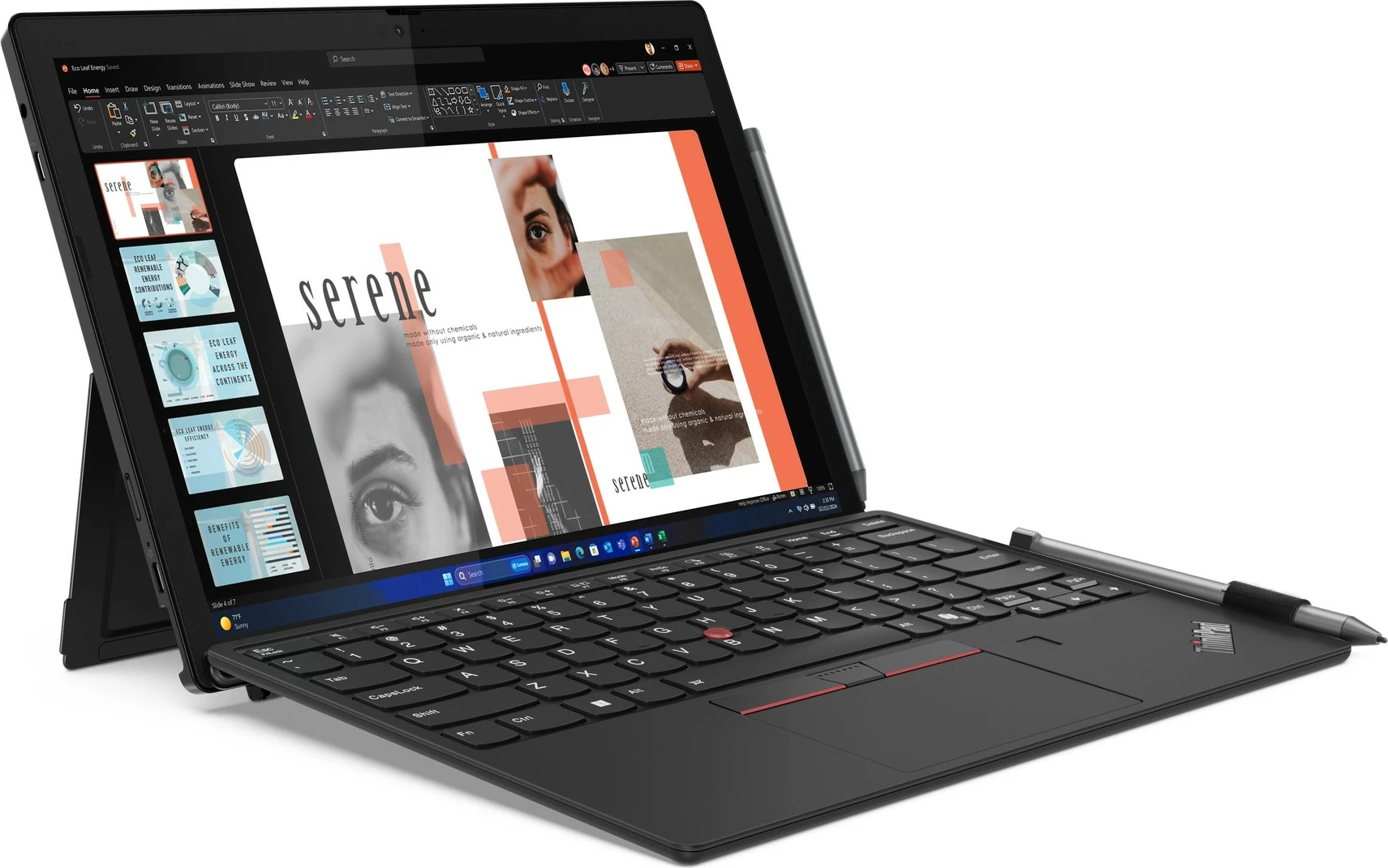 Tablični računalnik ThinkPad X12 Detachable Gen 2 Lenovo, Intel Core Ultra 7, 32 GB, 1 TB, črn