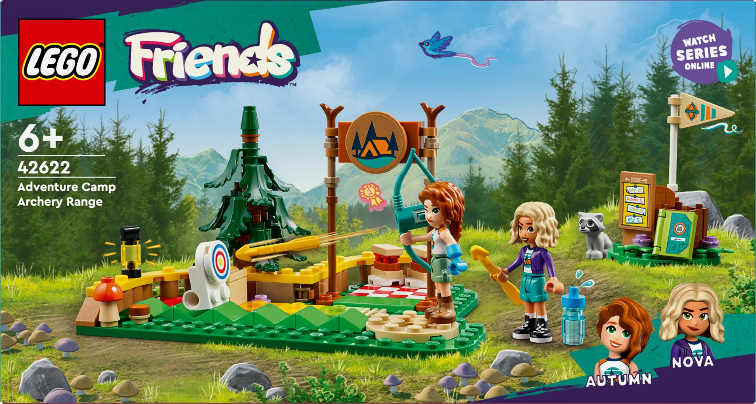 Set za gradnjo avanturistični kamp LEGO Friends 42622, večbarven